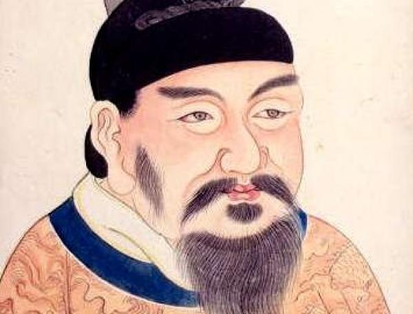 L'image de l'empereur Gaozong de la dynastie Tang, provenant d'un album de portraits réalisés au XVIIIème siècle, illustrant 86 empereurs de Chine. (Image : Wikimedia / CC0 1.0)