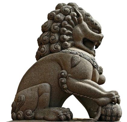Un lion de pierre