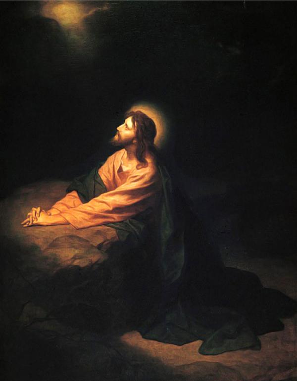 Le Christ à Gethsémani, par Heinrich Hofmann, 1886. (Photo : Wikimedia Commons)  