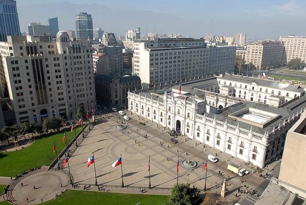 Palais de la Moneda (Résidence d'État) ( Ministerio Secretaria General de Gobierno / Wikipedia / CC BY 2.0 )