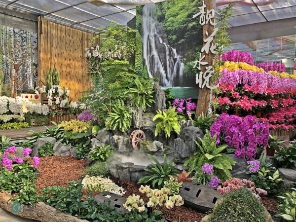 Espace réservé aux orchidées du domaine floral de Hualu Flower Home. (Image: Billy Shyu / Vision Times)