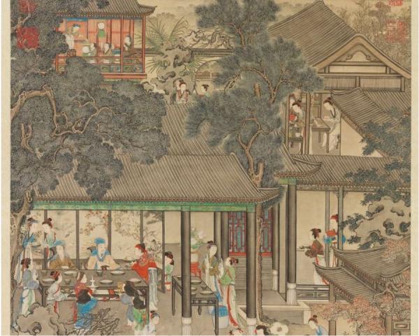 Le réveillon, par YAO Wenhan, Dynastie Qing. (Image : Musée national du Palais, Taipei / @CC BY 4.0)
