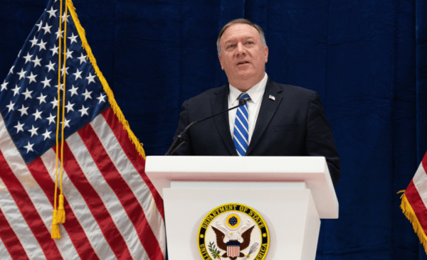 Le secrétaire d’État américain Mike Pompeo a dénoncé la politique de censure du gouvernement chinois. (Image : Département d’État américain / CC0 1.0)