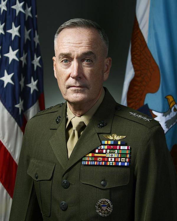 Joseph Dunford, chef d’état-major des armées des États-Unis, a déclaré que «le travail que Google fait en Chine bénéficie indirectement à l’armée chinoise». (Image : Wikimedia / United States Department of Defense / Domaine Public)