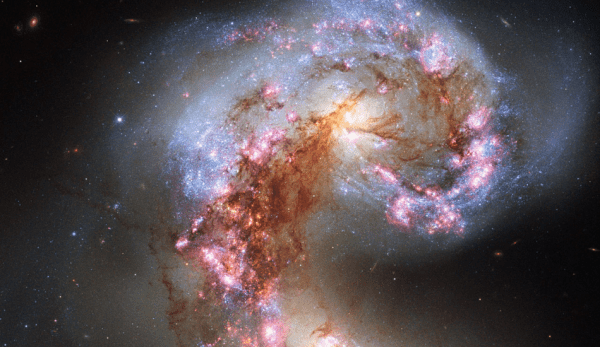 Notre galaxie, la Voie lactée, devrait entrer en collision avec la galaxie d’Andromède dans 4 milliards d’années. (Image : NASA)