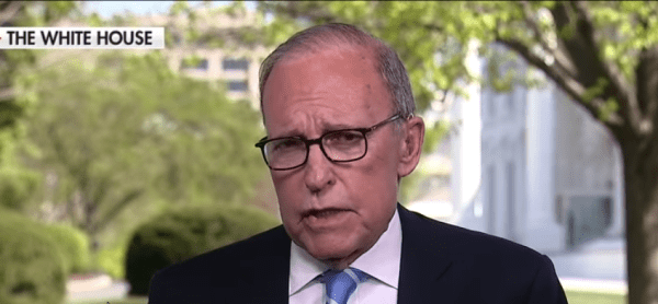 Larry Kudlow, conseiller économique national de la Maison Blanche, s’adresse à Fox Business le 9 avril. (Image : Capture d’écran / YouTube)