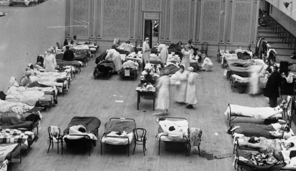 Les villes américaines qui ont strictement respecté les restrictions ont connu moins de décès pendant l’épidémie de grippe de 1918. (Image : Wikimedia / CC0 1.0)