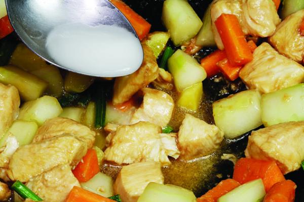 Recette : Poulet aux noix de cajou 