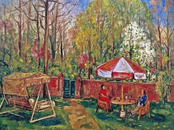 Le printemps au jardin, créé par Yang San Lang en 1977. (Image : avec l’aimable autorisation du Yang San Lang Art Museum)