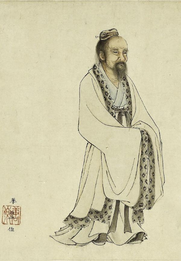 On ne sait que très peu de choses sur Tchouang-tseu (Zhuangzi) qui vécut à l’époque des Royaumes Combattants. Les Annales historiques de Sima Qian rapportent qu’il était originaire du district de Meng (蒙). (Image : Wikimedia / 華祖立 / Domaine public)