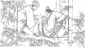 Liu Bei rendit visite trois fois à Zhuge Liang. (Image : Compagnie Shen Yun Performing Arts)