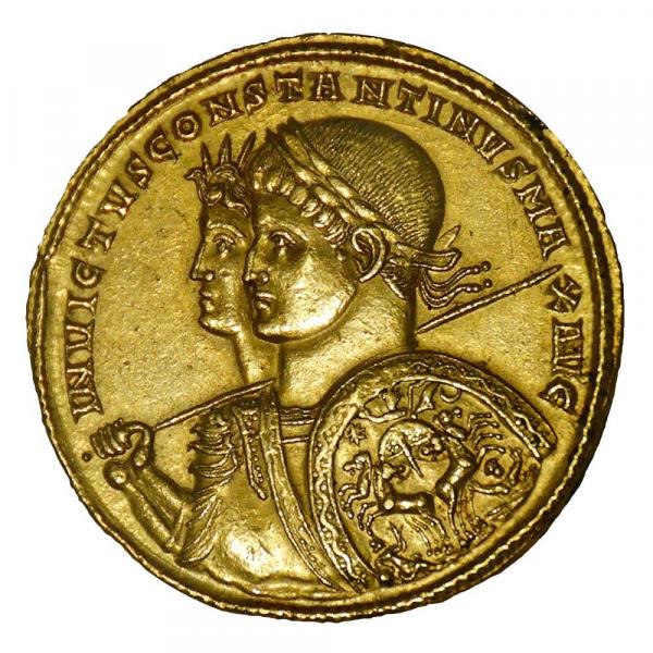 Le commerce et le monde économique ont été stabilisés par l’introduction d’une monnaie forte, le solidus ou solidus aureus et un système monétaire qui a perduré jusqu’au XIe siècle. (Image : Wikimedia / Cabinet des Médailles / Domaine public)