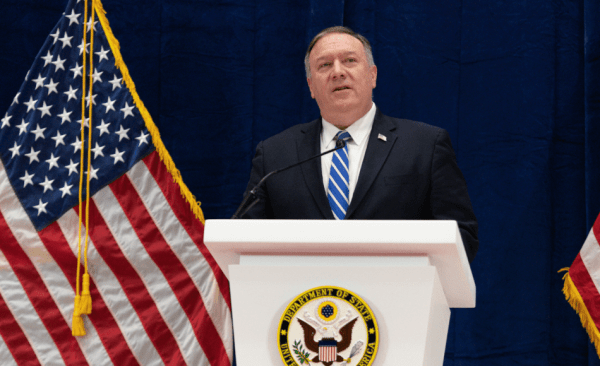 Le secrétaire d’État Mike Pompeo a reproché au PCC (Parti communiste chinois) d’avoir créé des conflits territoriaux.  (Image : U.S. Department of State / CC0 1.0)