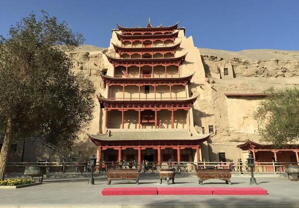 Les Grottes de Mogao. (Photo : Wikipedia)