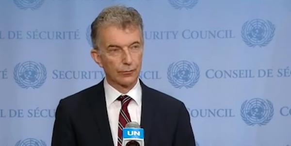 L’ambassadeur allemand Christoph Heusgen s’est exprimé au nom de 39 pays, critiquant la Chine aux Nations unies. (Image : Capture d’écran / YouTube)