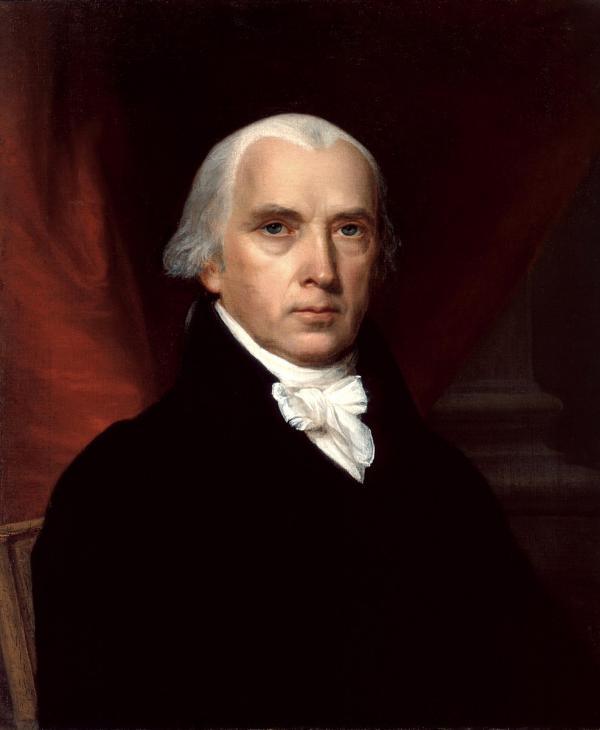 James Madison (1751 – 1836), le 4ème président des États-Unis, a écrit : « Le vrai miracle a été que tant de difficultés ont été surmontées, avec une unanimité sans précédent. (…) Aucun penseur pieux ne peut manquer de la considérer comme le résultat de l’action de la main toute-puissante de Dieu. (Image : Wikimedia / John Vanderlyn / Domaine public)