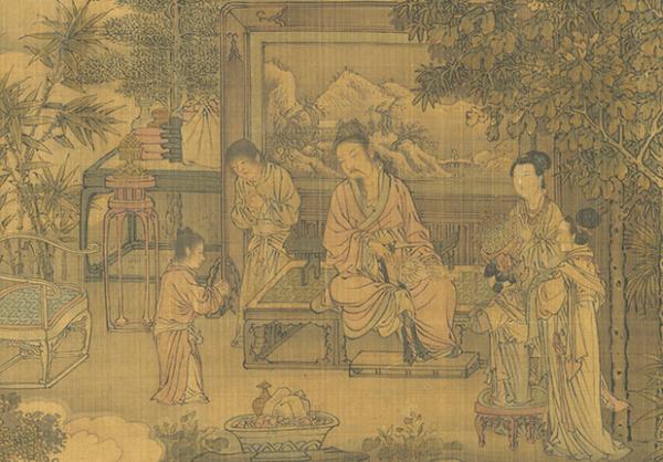 Un tableau illustrant quatre histoires de piété filiale de la dynastie des Yuan. (Image : Musée National du Palais de Taiwan / @CC BY 4.0)