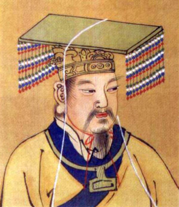 La découverte de la soie est entourée de nombreuses légendes, dont celle de Hsi-Ling-Shi, l’épouse de Huang-Di, l’Empereur Jaune, contée dans le livre des Odes de Confucius,  Classique des vers (诗经). (Image : wikimedia / CC0)