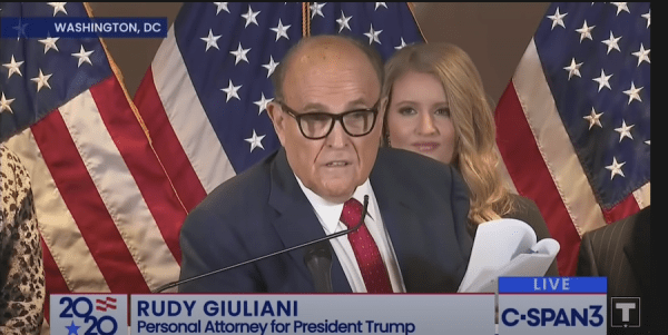 L’avocat personnel de Donald Trump, Rudy Giuliani