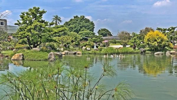 Le jardin de style japonais au musée. (Image : Julia Fu / Vision Times)