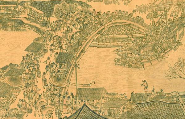 Jour de Qingming, au bord de la rivière. (Image : wikimedia / Zhang Zeduan / Domaine public)