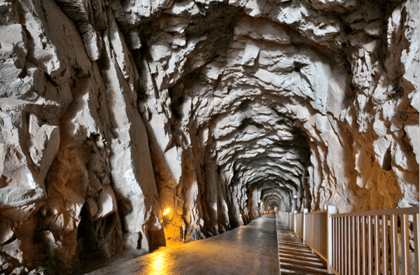 Le tunnel Andong à Dongyin, Matsu. (Image : Administration nationale de la zone panoramique de Matsu)