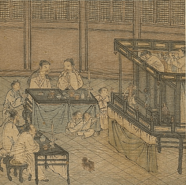 Les grandes familles faisaient jouer de la musique. (Image : Musée National du Palais de Taiwan / @CC BY 4.0)