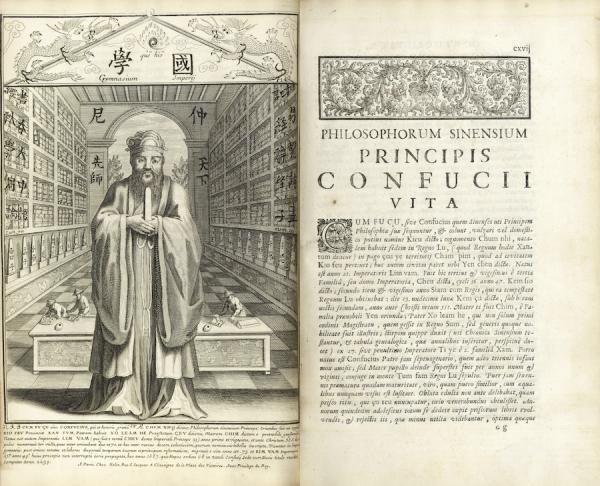 Vie et œuvres de Confucius, par Prospero Intorcetta, 1687. (Image : wikimedia / Prospero Intorcetta, Philippe Couplet, et al. / Domaine public)