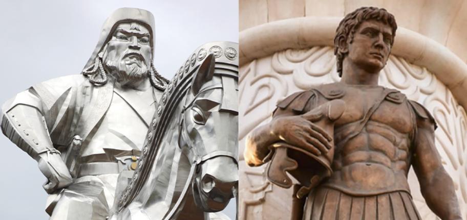 Figures historiques analogues 6/10 : Genghis Khan et Alexandre le Grand