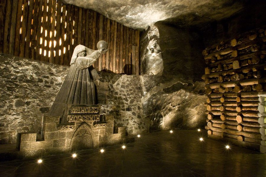 Les prestigieuses mines de sel de Wieliczka, en Pologne