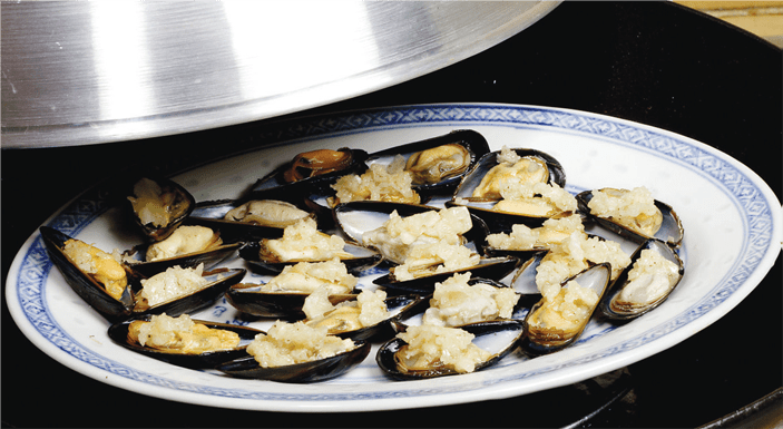 Recette de moules à l’ail et à la vapeur