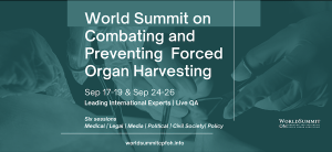 Le Sommet mondial sur la lutte et la prévention du prélèvement forcé d’organes