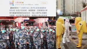 Covid-19 : l’armée chinoise déploie du personnel médical dans la ville de Xi’an