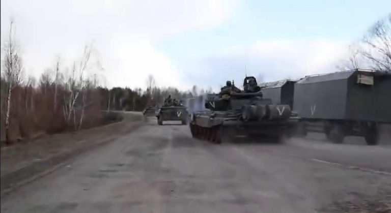 La Russie révèle la signification des symboles Z et V peints sur ses unités d’invasion en Ukraine