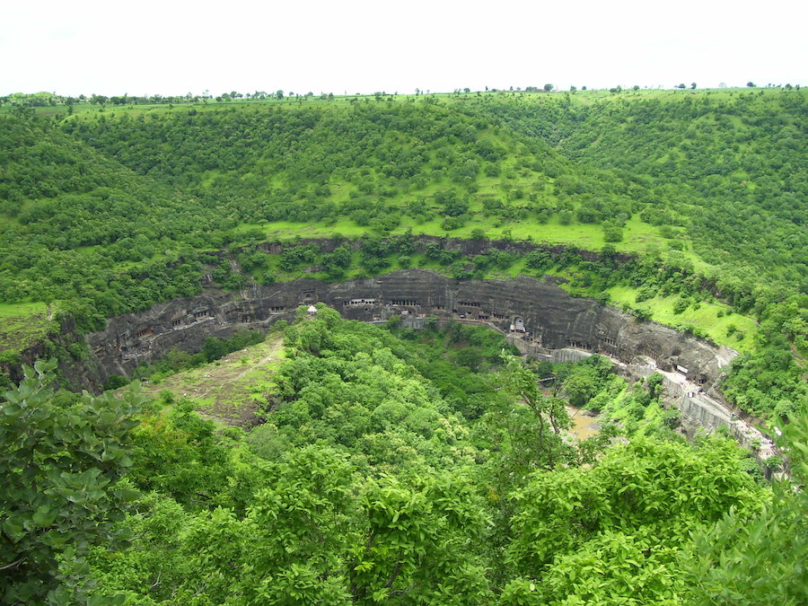 Les grottes sacrées d’Ajanta, abritant d’anciens artefacts bouddhistes