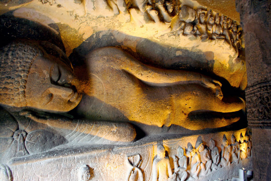 Les grottes sacrées d’Ajanta, abritant d’anciens artefacts bouddhistes