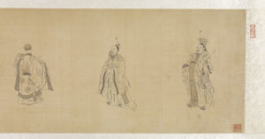 L’empereur Taizong de la dynastie Tang et ses fidèles conseillers