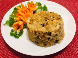 L’incroyable riz glutineux de Vision Times version végétarienne ou poulet 