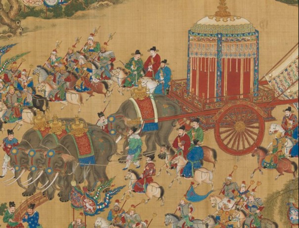 Coutumes pendant la canicule sous les dynasties Ming et Qing : assister au lavage des éléphants