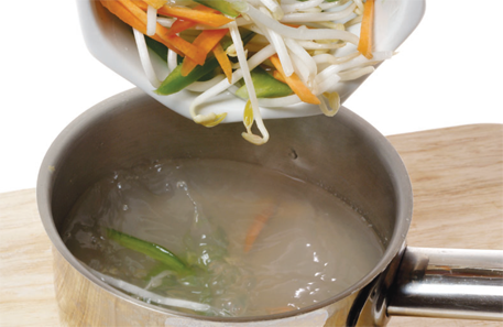 Recette facile : Recette de soupe pékinoise au filet de boeuf