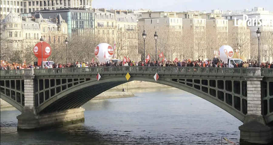 Manifestations d’une semaine à Paris pour protester contre le plan de réforme des retraites
