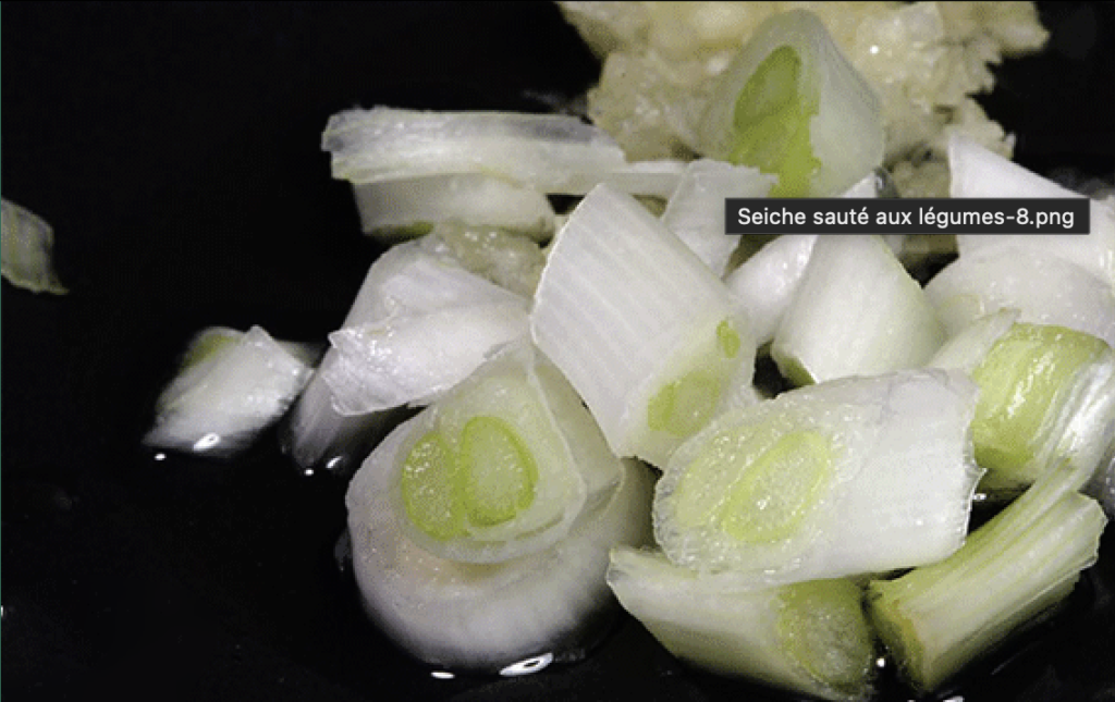 
Recette facile : Seiche sautée aux légumes