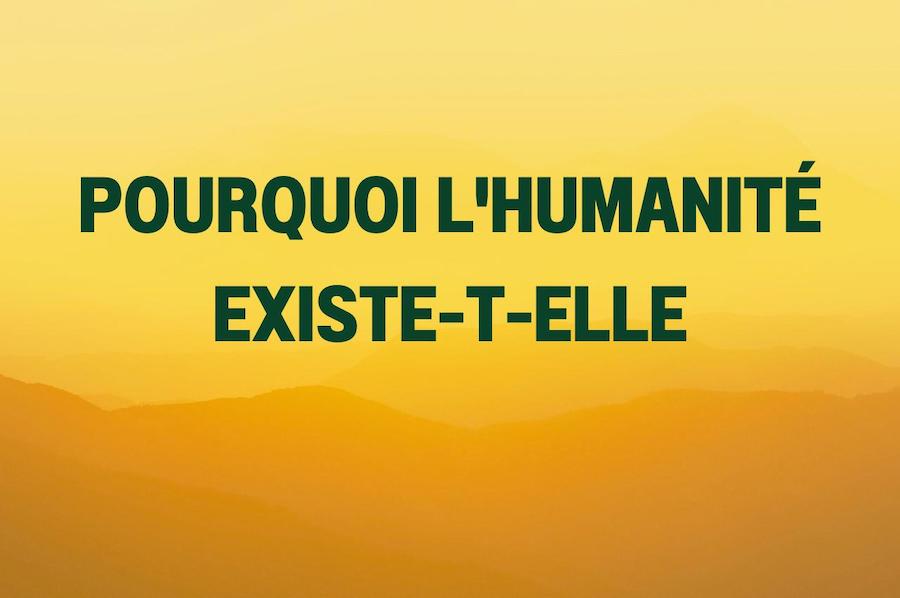 Maître Li Pourquoi l’humanité existe-t-elle.