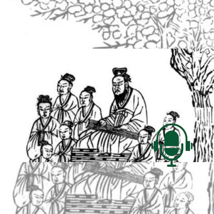 L’histoire de Confucius apprenant à jouer du luth chinois