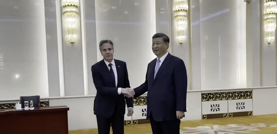 Rencontre entre Xi Jinping et le secrétaire d’État américain Antony Blinken à Pékin