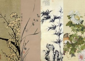 Les quatre gentilshommes dans la culture traditionnelle chinoise
