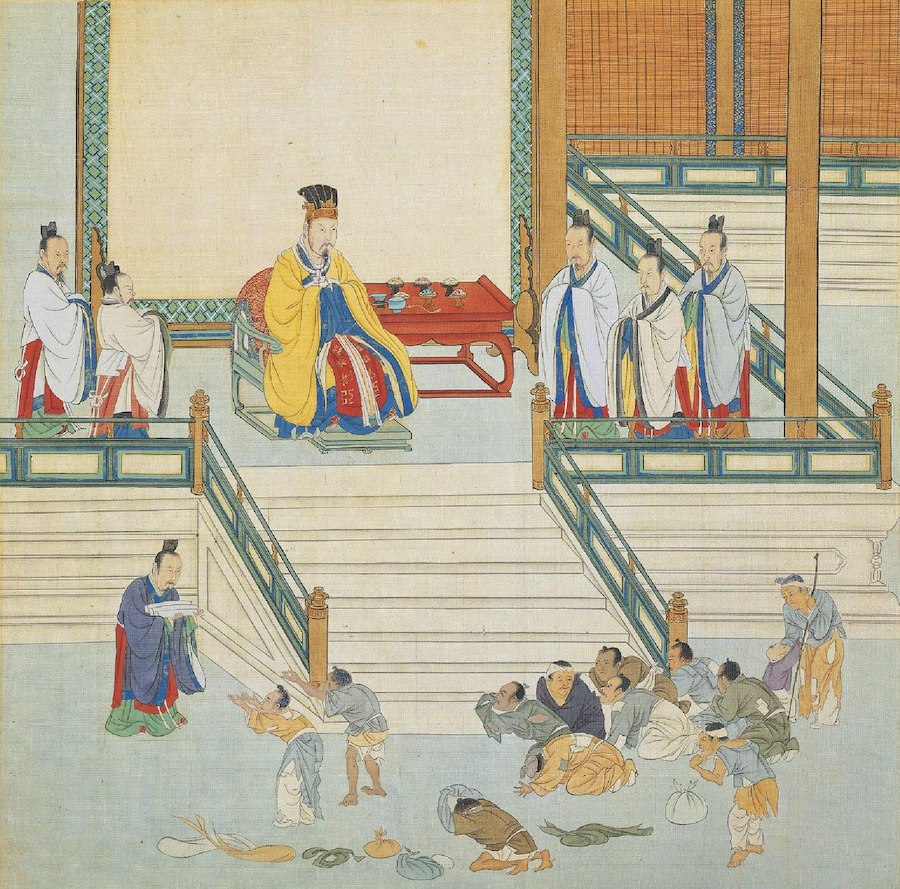 Les Cinq Empereurs de la Chine ancienne ont régné par la vertu