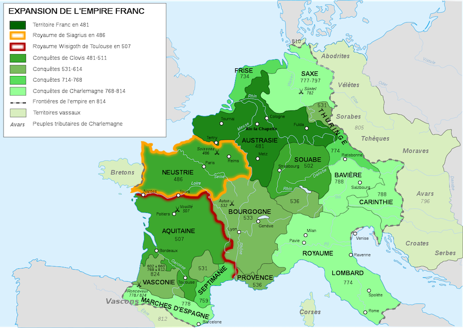 Les différentes dynasties des rois qui ont fait la France : les Mérovingiens
