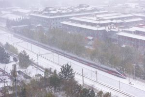 De fortes tempêtes de neige s’abattent sur le centre de la Chine durant le Nouvel An lunaire
