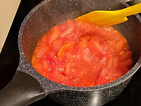 
Recette facile : Tomates sautées aux œufs 